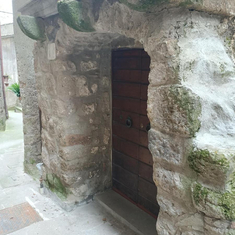 Vila Casa Nella Roccia Bomarzo Exteriér fotografie